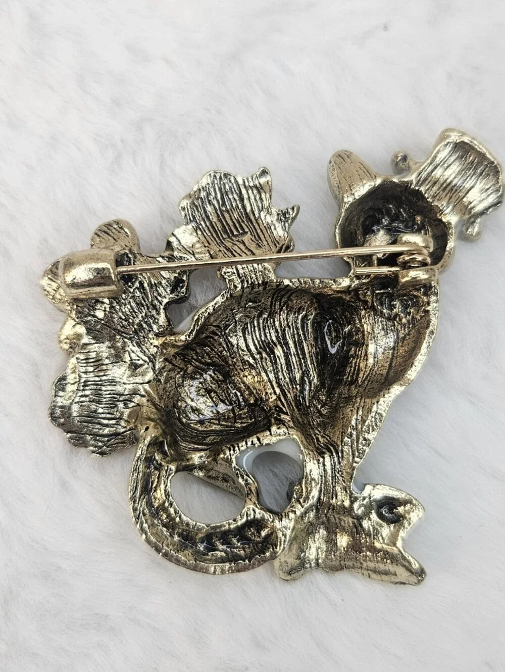 Vintage Style Cat Brooch Pin NWOT